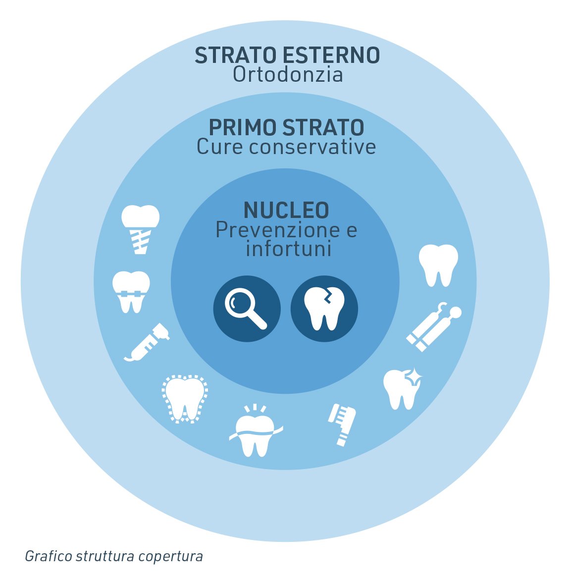 Grafico struttura copertura