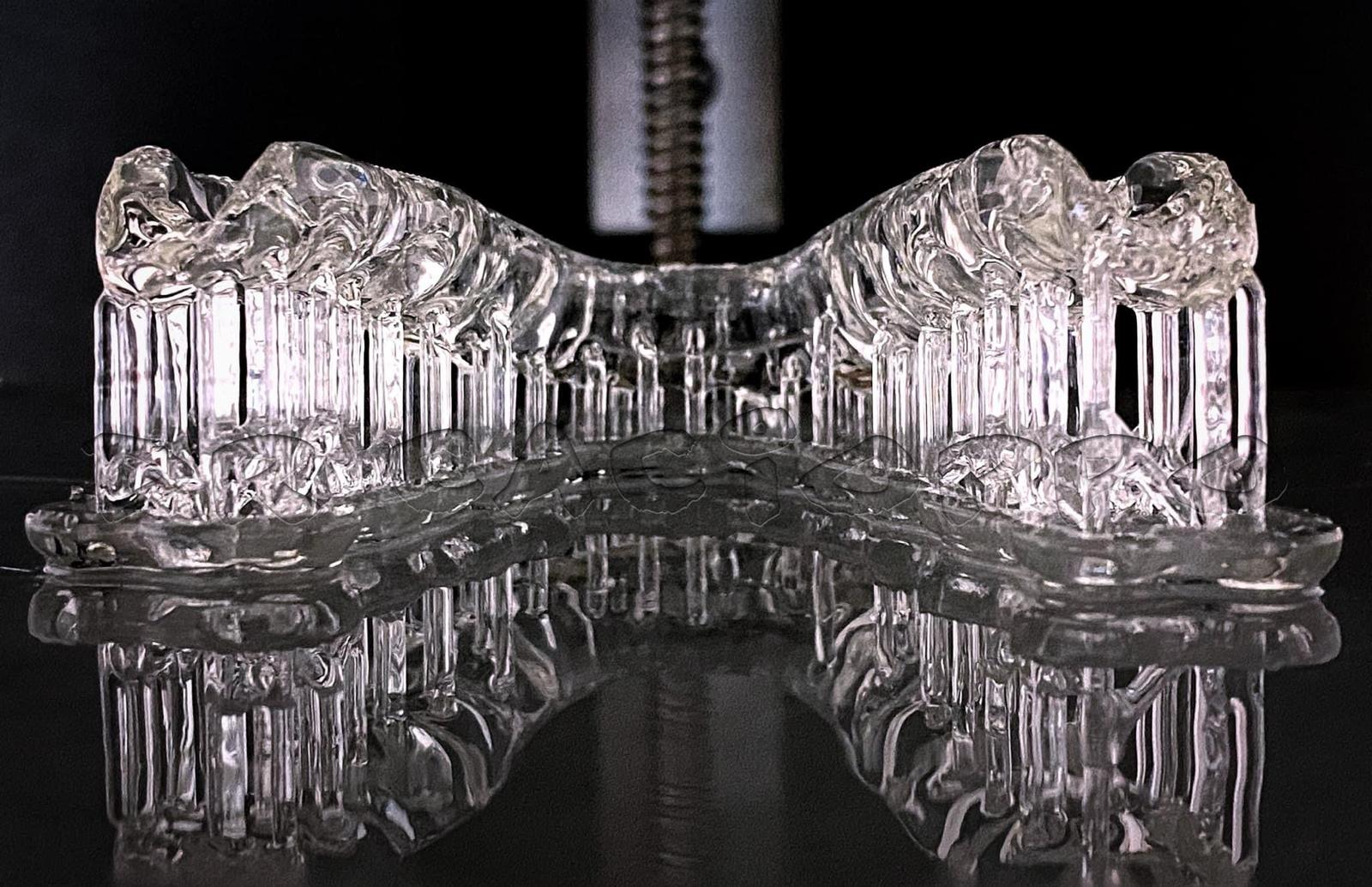 Immagine di Bite Modellato e stampato in ChairSide, immagine fornita da Dr A. Cacioppo (PA)