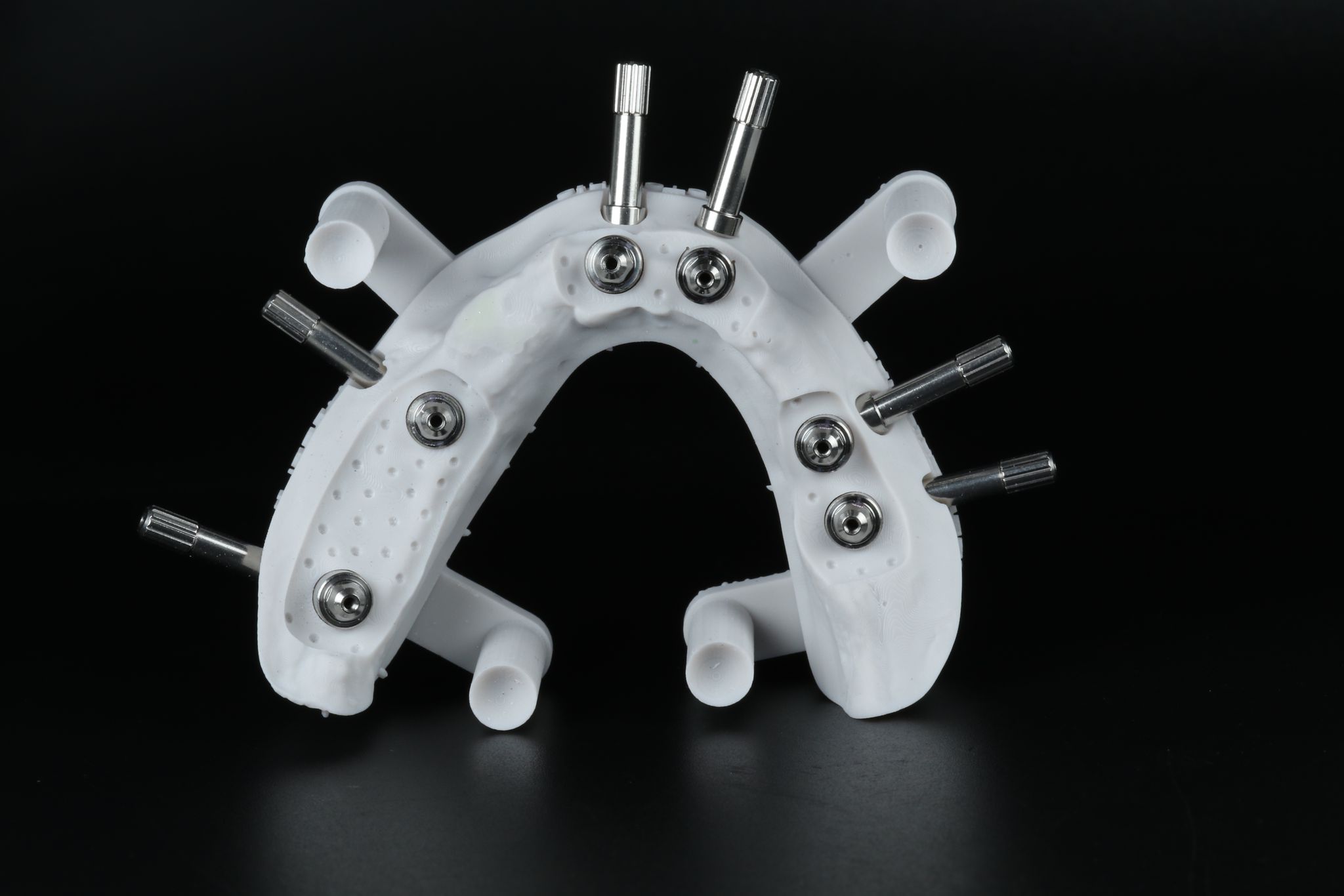 Modello stampato con analoghi da stampa IPD ProCam , immagine fornita da Laboratorio Il Dente (TO)