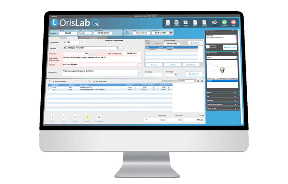 OrisLab Q software
