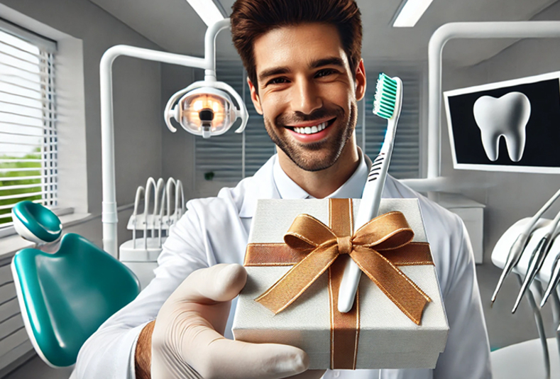 Dentista con omaggio