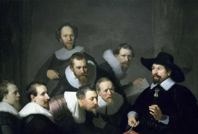Lezione di anatomia Rembrandt