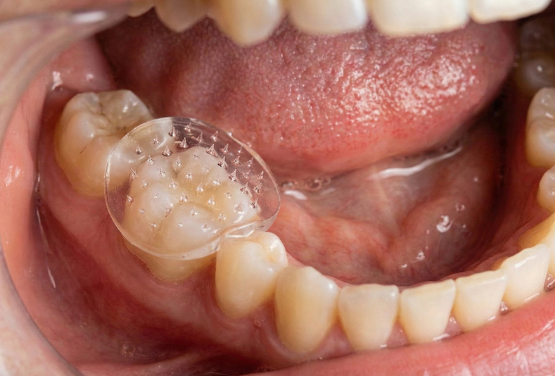 Patch per rigenerazione dei denti