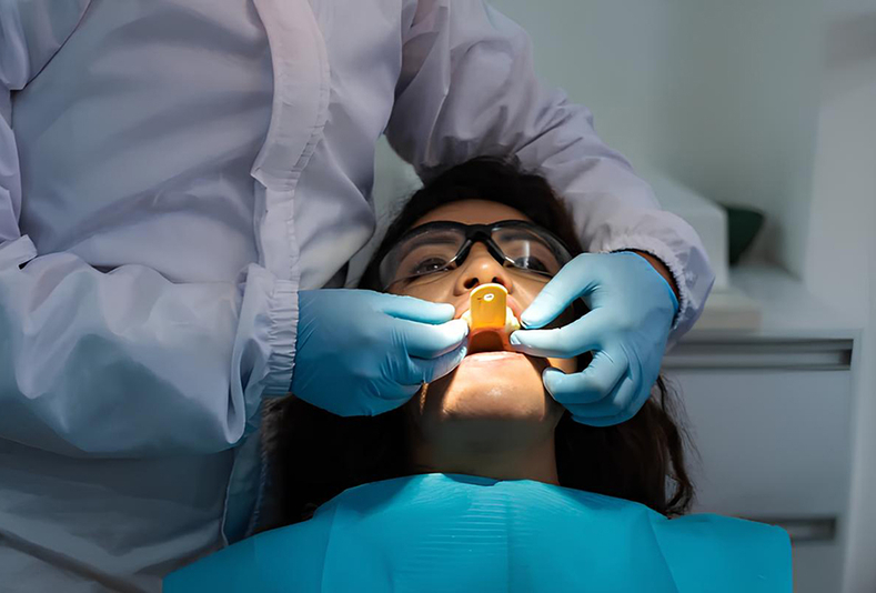 Paziente sottoposta a trattamento