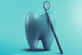 Dente con specchietto