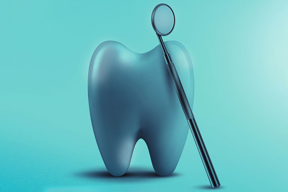 Dente con specchietto