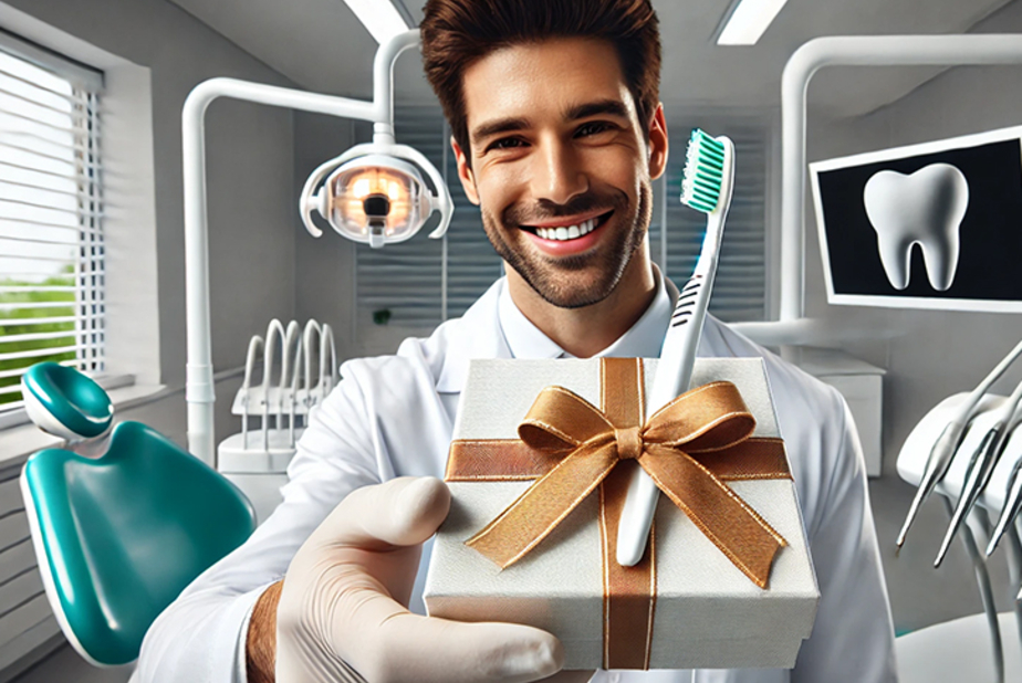 Dentista con omaggio