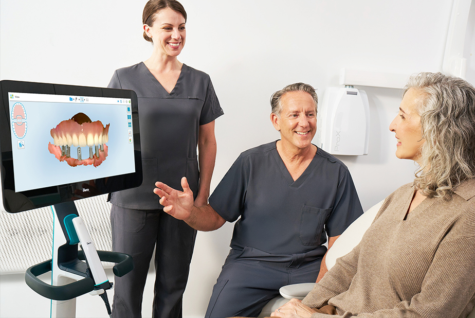 Utilizzo di iTero Lumina con paziente