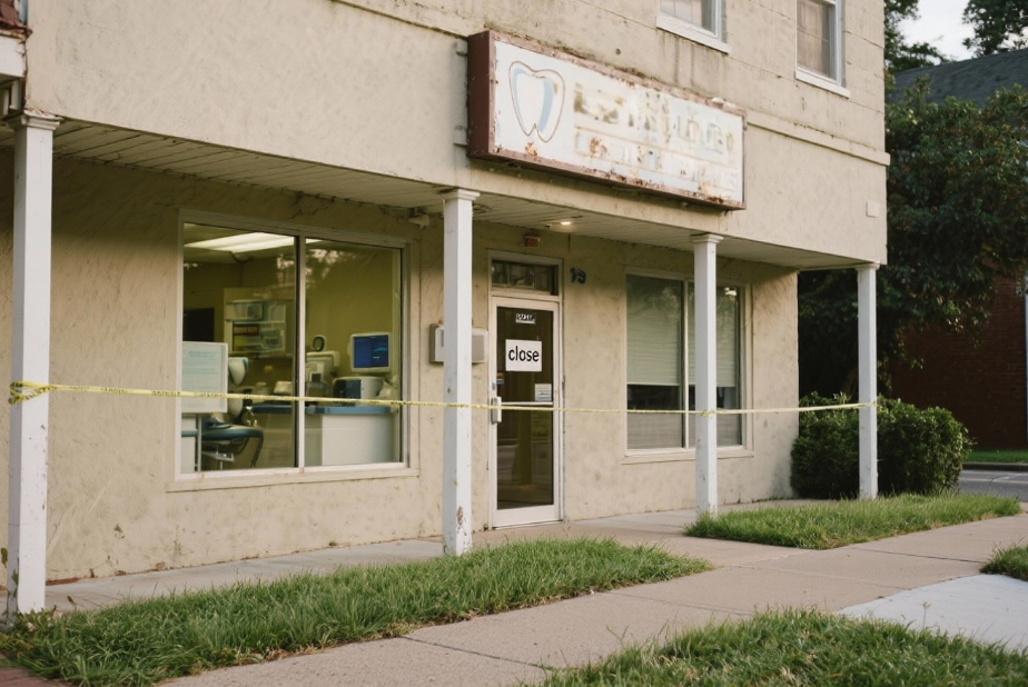 Studio dentistico chiuso